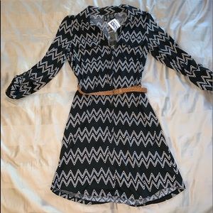 Collared button up dress